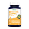 Corn Silk Extract 3,000 mg per caps - 200 Veggie Caps (100% Vegetarian, Non-GMO, Extract 20:1 & Gluten-Free)