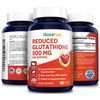 NusaPure Reduced Glutathione 500mg 180 Veggie Capsules (Vegan,Non-GMO & Gluten-Free) L-Glutathione