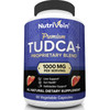 Nutrivein TUDCA+ Liver Support Supplement 1000mg - Liver Detox and Cleanse for Liver Health - 30 Day Supply (60 Capsules, Two Daily)