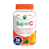 Vicks Super C Vitamin C Gummies, Energize + Replenish, Daytime Supplement for Immune Support with Vitamin C, B Vitamins, Green Tea Extract, Ginseng, and Goji Berries, Citrus Flavored, 36 Gummies