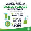 Vimergy USDA Organic Barley Grass Juice Powder, 62 Servings  Super Greens Powder Contains Iron, Vitamin C, & Vitamin E  Non-GMO, Gluten-Free, Soy-Free, Vegan & Paleo  Daily Greens Booster (250g)