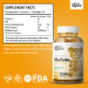 Wild & Organic Mullein Gummies - Daily Dietary Supplement for Respiratory, Digestive Support & Immune Booster - Vegan, Non-GMO Verbascum Thapsus Herbal Extract - 2000mg, 60 Chews