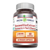 Amazing Formulas Boswellia Extract Turmeric And Tart Cherry 2400Mg Veggie Capsules | Non-Gmo | Gluten Free | Made In Usa | Ideal For Vegetarians (60)