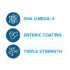 Gnc Triple Strength Dha 1000 Mini, 90 Mini Softgels, For Join, Skin, Eye, And Heart Health