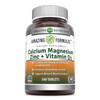 Amazing Formulas Calcium Magnesium Zinc With Vitamin D3 Supplement | Non-Gmo | Gluten Free | Made In Usa (500 Count)