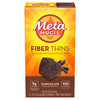 Metamucil Fiber Thins, Psyllium Husk Fiber Supplement, Digestive Health Support And Satisfy Hunger, Chocolate Flavored, 12 Servings