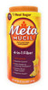 Metamucil Fiber 4-In-1 Psyllium Fiber Supplement Powder With Real Sugar, Orange (55 Oz)