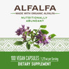 Nature'S Way Premium Formula Organic Alfalfa Young Harvest 1215 Mg Per Serving 100 Vcaps