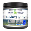 Amazing Formulas L-Glutamine Powder | Amino Acid Supplement | Non-Gmo | Gluten Free | Made In Usa (Blue Raspberry | 1.1 Lb)