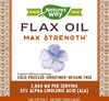 Nature'S Way Flax Oil Max Strength‡, Supports Heart Health*, 200 Softgels