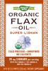 Nature'S Way Organic Flax Oil Super Lignan, Cold-Pressed, And Unrefined, 24 Fl Oz