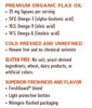 Nature'S Way Organic Flax Oil Super Lignan, Cold-Pressed, And Unrefined, 24 Fl Oz