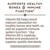 Nature'S Way Vitamin D3 Dry Form, Supports Healthy Bones And Immune Function*, 10Mcg Per Serving, 100 Capsules