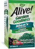 Nature'S Way Alive! Garden Goodness Men'S Multivitamin, One Serving Of Veggies And Fruits**, High Potency B-Vitamins, 60 Tablets Nature'S Way Alive! Garden Goodness Men'S Multivitamin, One Serving Of Veggies And Fruits**, High Potency B-Vitamins, 60 Tablets