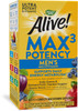 Nature'S Way Alive! Men’S Max3 Potency Multivitamin, Supports Whole Body Wellness*, Supports Cellular Energy*, B-Vitamins, Gluten-Free, 90 Tablets