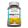 Amazing Omega 3.6.9 Supplement | 1200 Mg Per Serving | 120 Softgels | Lemon Flavor | Non-Gmo | Gluten-Free | Made In Usa