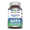 Amazing Formulas Vitamin K2 Menaq7 Mk7 Supplement | 100 Mcg Per Serving | 60 Veggie Capsules | Non-Gmo | Gluten Free | Made In Usa