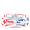 Band-Aid Brand First Aid Water Block 100% Waterproof Self-Adhesive Tape Roll For Durable Wound Care To Firmly Secure Bandages, 1/2 In By 10 Yd