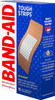B-A Tough Wtrproof Xl Size 10Ct Band-Aid Extra Large Waterproof Tough Strips