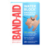 Band-Aid Brand Water Block Waterproof Adhesive Bandages For Minor Cuts And Scrapes, Fingertip And Knuckle, 20 Ct (Pack Of 6)