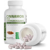 Bronson Cinnamon Plus Chromium Picolinate Supplement, High Potency Chromium, Non-Gmo, 120 Vegetarian Capsules