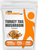 Bulksupplements.Com Turkey Tail Mushroom Extract Powder - Coriolus Versicolor Extract, Turkey Tail Mushroom Powder - Vegan & Gluten Free, 1000Mg Per Serving. 250G (8.8 Oz) (Pack Of 1)