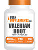 Bulksupplements.Com Valerian Root Capsules - Valerian Root Extract, Valerian Root Capsules 1000Mg - Vegan, 2 Capsules Per Serving, 4000Mg Equivalent, 240 Veg Capsules, Pack Of 1