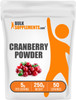 Bulksupplements.Com Cranberry Powder - Cranberry Supplements For Women & Men, Dried Cranberries Unsweetened - For Urinary Tract Health, Gluten Free & Sugar Free, 5G Per Serving, 250G (8.8 Oz)