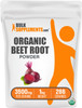 Bulksupplements.Com Organic Beet Root Powder - Beet Powder Organic, Beetroot Supplement - Superfood Supplement, Vegan & Gluten Free - 3500Mg Per Serving, 1Kg (2.2 Lbs) (Pack Of 1)
