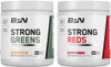 Bare Performance Nutrition Bpn Strong Greens (Pineapple Coconut) & Reds (Strawberry) Superfood Bundle