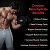 BSSTABBON Creatine Monohydrate Gummies 5000Mg Per Serving 60 Count For Muscle Strength, Energy Boost For Women And Men