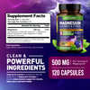 Built Nature Magnesium Complex 500Mg - 5 Forms Of Magnesium Glycinate, Citrate, Malate, Oxide & Aquamin With 72 Trace Minerals - Chelated For Absorption - Supplement For Muscle, Nerve, Heart & Sleep (120 Capsules)