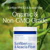 Essential Stacks Organic Sunfiber Prebiotic Fiber (Partially Hydrolyzed Guar Gum/Phgg) With Acacia Fiber Powder - Gluten Free, Non-Gmo & Unflavored Soluble Fiber (7.4 Oz)