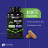 Healthfare Mullein Leaf Capsules | 3000Mg | 200 Count | Support Lung Cleanse & Respiratory Health | Max Potency Formula | Non-Gmo And Gluten-Free