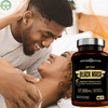 Mother Nature Organics Superfoods for Organic Living Organic Black Maca Root Extract Highest Potency 50:1, 37,500Mg, 6 Month Supply, Boost Stamina, Performance, Energy, Muscle Gain & Workout, Peruvian Maca Pills W/Bioperine & Non-Gmo