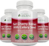 Purely Holistic Tart Cherry Extract Capsules 1,000Mg - 50% More 180 Capsules, 3 Month Supply - Blend With Tart Cherry And Celery Seed Powder