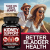 Saint Mingiano Kidney Support Cleanse Detox & Repair -120 Capsules - Cranberry & Astragalus Root Pills For Women And Men | High Strength Liver Cleanse Detox Supporting Urinary Tract Health & Bladder Health