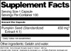 Terravita Extra Strength Pumpkin Seed 4:1 Extract - 450 Mg (100 Capsules, Zin: 511230) - 3 Pack
