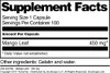 Terravita Mango Leaf - 450 Mg (100 Capsules, Zin: 520782)