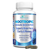 YUMMYVITE Nootropic Brain Booster - Memory & Brain Support Supplement With Ginkgo Biloba, Bacopa Monnieri - 30 Capsules