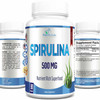 YUMMYVITE Spirulina 500Mg Capsules - Nutrient Rich Superfood, High In Antioxidants - 90 Capsules