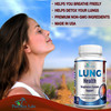 YUMMYVITE Lung Support Supplement, Lung Cleanse & Lung Detox Formula, Lung Health Support For Clear Lungs, Comfortable Breathing, Bronchial Health, 60 Capsules