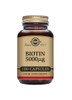 Solgar Biotin 5000 Mcg 100 Veg Caps - Promote Healthy Skin Nails & Hair - Supports Energy Production Protein Carbohydrate & Fat Metabolism - Vitamin B - Non Gmo Vegan Gluten Free - 100 Servings