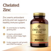 Solgar Chelated Zinc 250 Tablets - Zinc For Healthy Skin - Supports Cell Growth & Dna Formation - Exerts Antioxidant Activity - Supports A Healthy Immune System - Non Gmo Vegan - 250 Servings