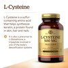 Solgar L-Cysteine 500 Mg 90 Vegetable Capsules - Free Form Amino Acid - Keratin Support For Skin Hair & Nails - Glutathione Support - Vegan Gluten Free Dairy Free Kosher - 90 Servings Solgar L-Cysteine 500 Mg 90 Vegetable Capsules - Free Form Amino Acid - Keratin Support For Skin Hair & Nails - Glutathione Support - Vegan Gluten Free Dairy Free Kosher - 90 Servings