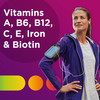 Centrum Multivitamin For Women Multivitamin/Multimineral Supplement With Iron Vitamin D3 B Vitamins And Antioxidant Vitamins C And E Tablet Gluten Free Non-Gmo Ingredients - 250 Count