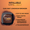 L Oreal Paris Infallible Up To 24H Fresh Wear Bronzer. Tan 0.31 Oz