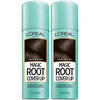 L'Oreal Paris Root Cover Up Temporary Gray Concealer Spray Dark Brown 2 Oz (Pack Of 2) (Packaging May Vary)