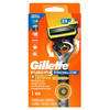 Gillette Fusion5 ProGlide Shield Shaving Razor for Men, 1 Power Razor Handle, 1 Refill, 2x Lubrication, Battery Powered with FlexBall Handle and Precision Trimmer for Men