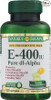 Nature's Bounty E 180Mg Pure Di-Alpha Softgels 120 Count
